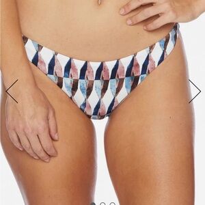 Splendid Deco French Cut Swim Bottoms, size Small